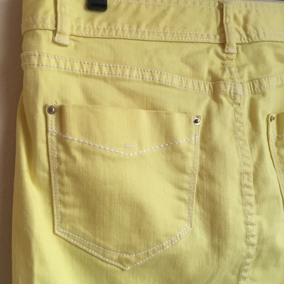 ☀️CACHE  yellow denim skirt - Picture 8 of 8